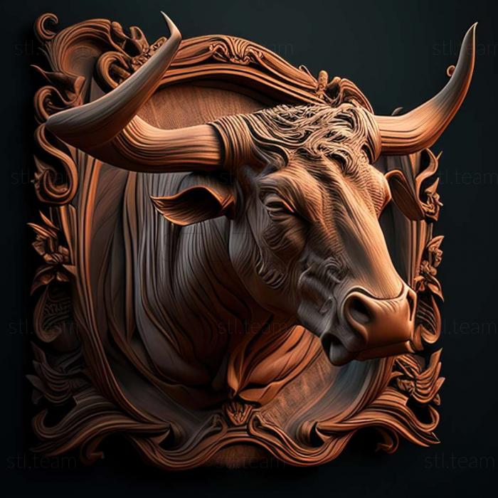 3D model bull (STL)